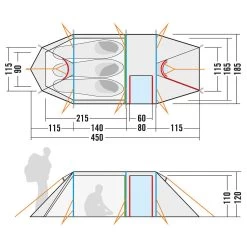 Tatonka Polar 3 - 3-Personen Zelt -Camping Gear Verkauf tatonka polar 3 3 personen zelt detail 4